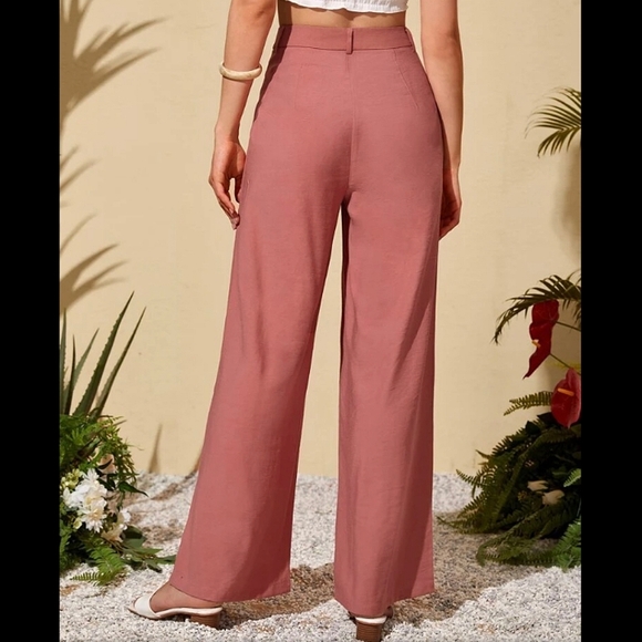 Shein High Waist Wide Leg Trousers - Picture 4 of 9